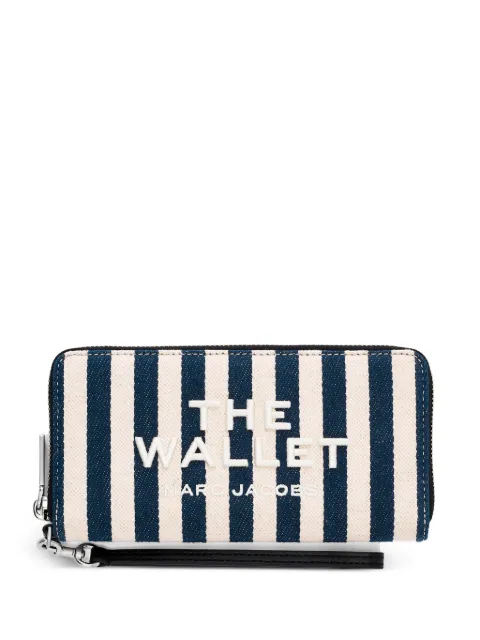 Marc Jacobs striped canvas continental wallet Blue 2S6SMP054S02455
