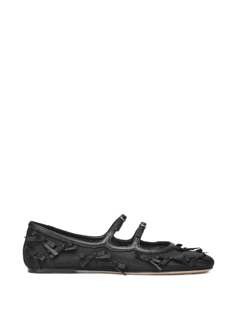 Marc Jacobs The Bow mesh Kiki ballerinas Black 2S6FFL001F17001