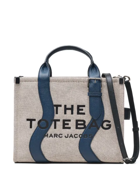 Marc Jacobs The Wavy canvas medium tote bag Neutrals 2S6HTT002H02104