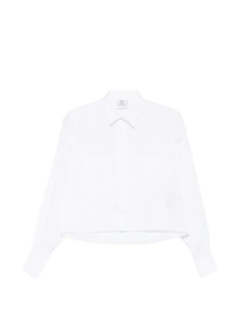 VETEMENTS long-sleeve pocket shirt White UE76SH029W