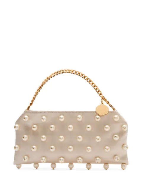 Stella McCartney pearl chain-handle tote bag Neutrals 7B0171WP0668