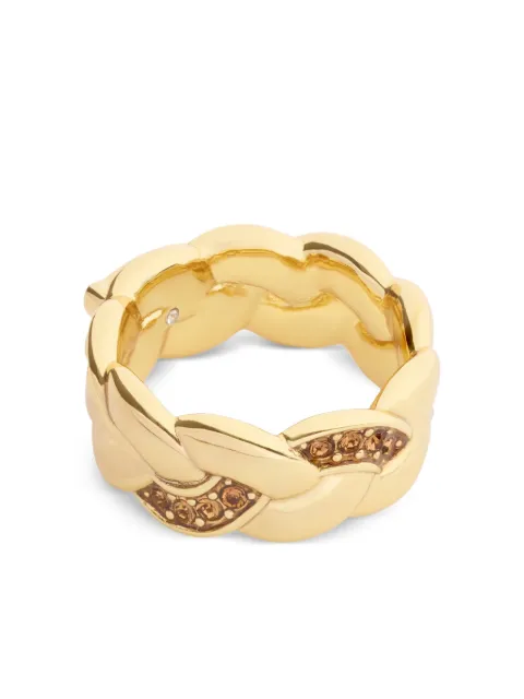 Coach braided embellished ring Gold 37557607GLD710A