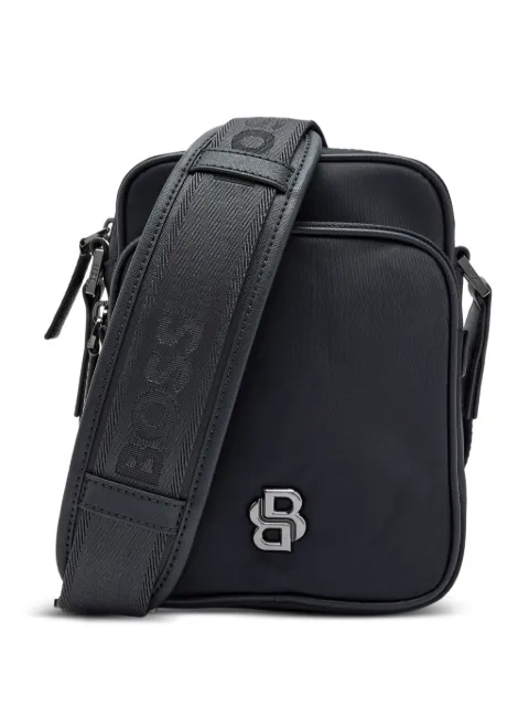 BOSS reporter bag with double B monogram hardware Black 50523462