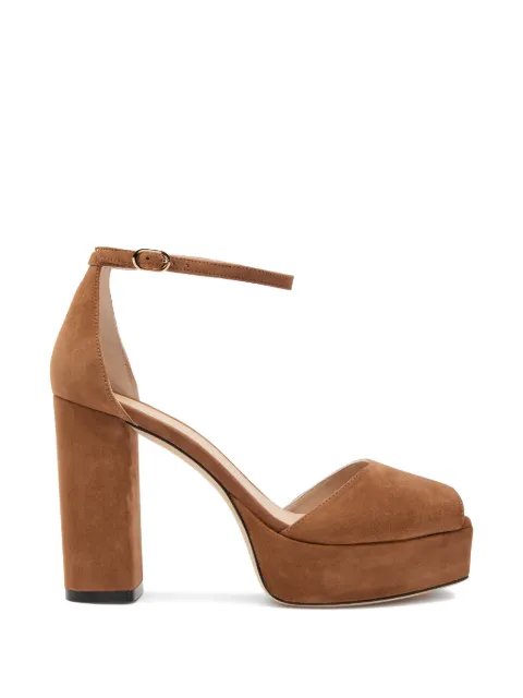Stuart Weitzman Sabrina platform sandals Brown SN123SUEQP