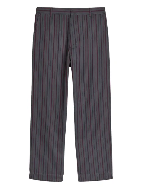 The Elder Statesman Slacker striped trousers Grey 250438