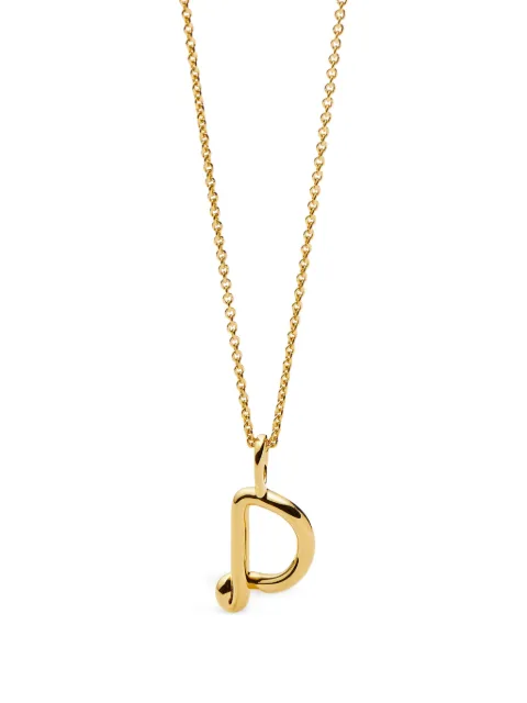 Missoma letter-D pendant necklace Gold INLGN3NSDA
