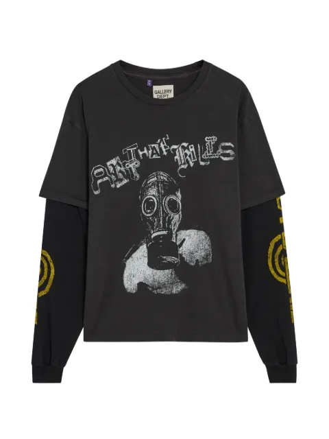 GALLERY DEPT. long-sleeve T-shirt Black TOP019A