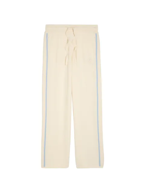 Casablanca striped drawstring track pants Neutrals MSP26KW119001