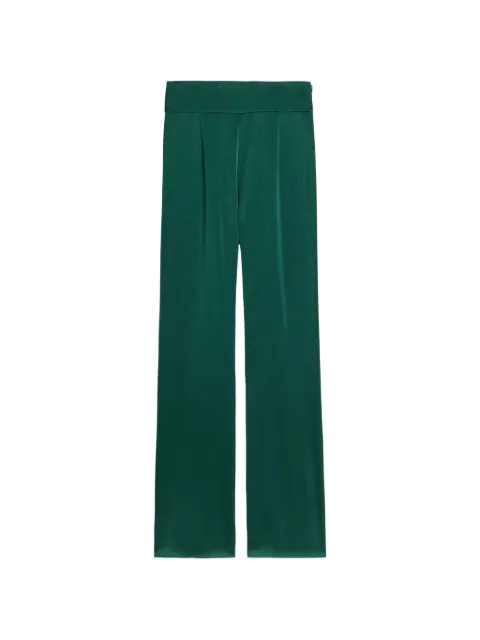 Galvan London pleated trousers Green TR3069SS26A