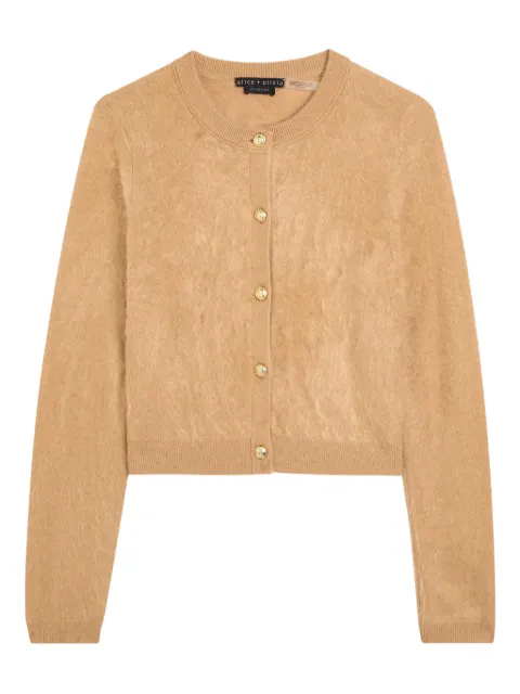 alice + olivia Dollie button cardigan Neutrals CL000577738