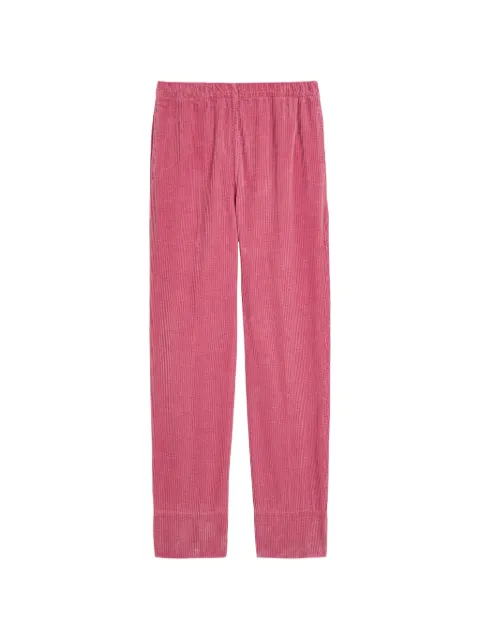 American Vintage Padow corduroy straight trousers Pink PADO137E26BODERA
