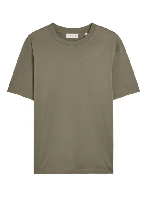 FRAME crew-neck T-shirt Green MS25JTE001