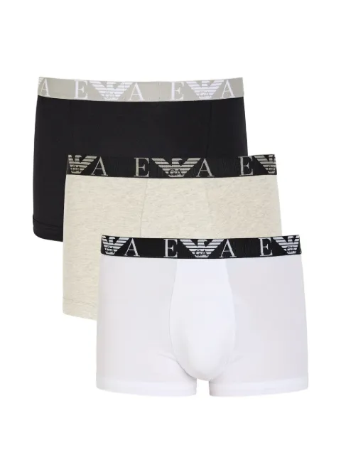 Emporio Armani monogram-logo briefs (set of three) White EM000259AF2066