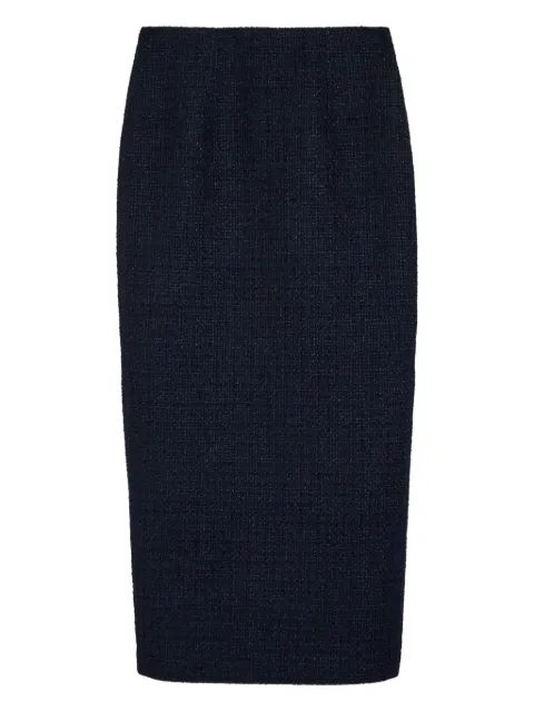 Roland Mouret textured pencil skirt Blue RMRS26082MSKA