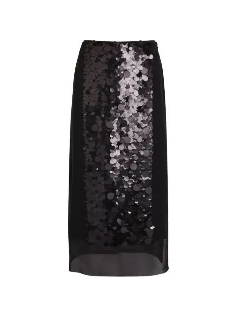 JOSEPH sequin-embellished midi skirt Black JF009514