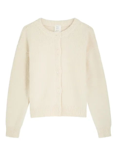 Almada Label Kai buttoned cardigan White 4410
