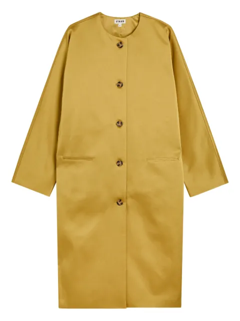 STAUD Liz buttoned coat Yellow R26R8102DS