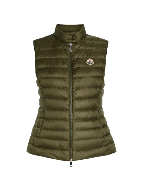 Moncler Igens zipped padded waistcoat Green L10931A00087597YF