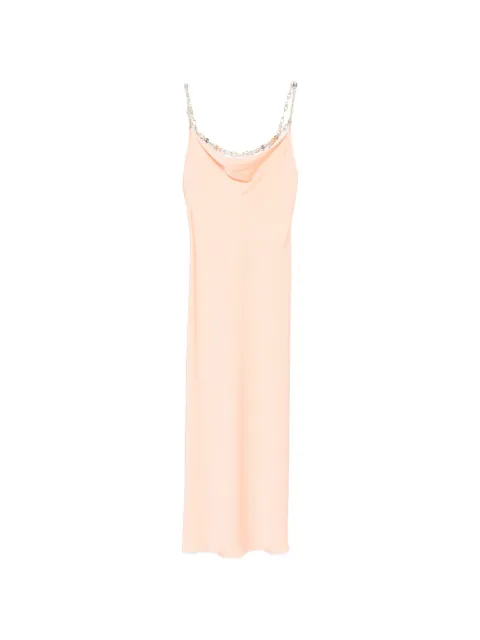 Rabanne chain-strap midi dress Pink 26PCRO071PO0336