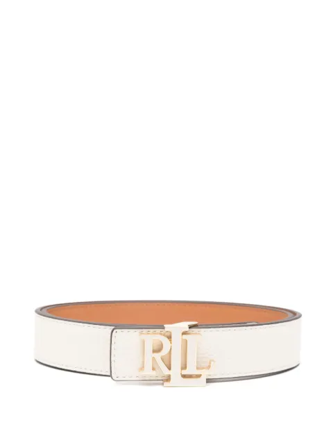 Lauren Ralph Lauren logo-buckle belt White 412P04417003