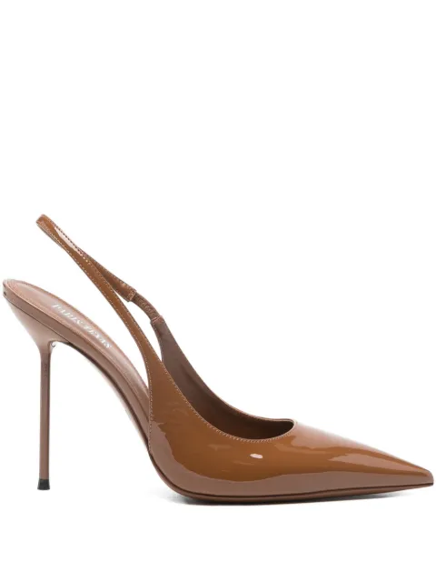 Paris Texas pointed- toe slingback pumps Brown PX913XVN01COFFEE