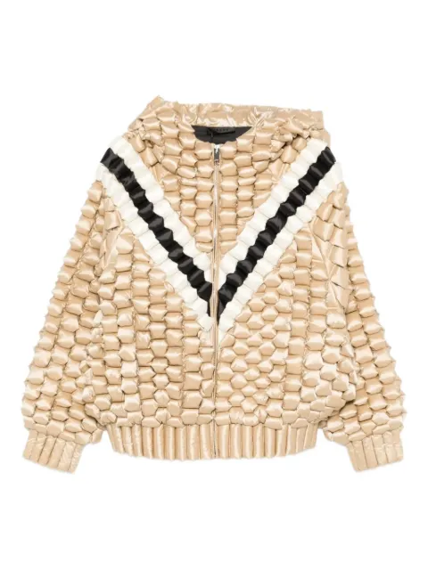RAXXY Textured Hooded Jacket Neutrals W25RAXCRDJ09805