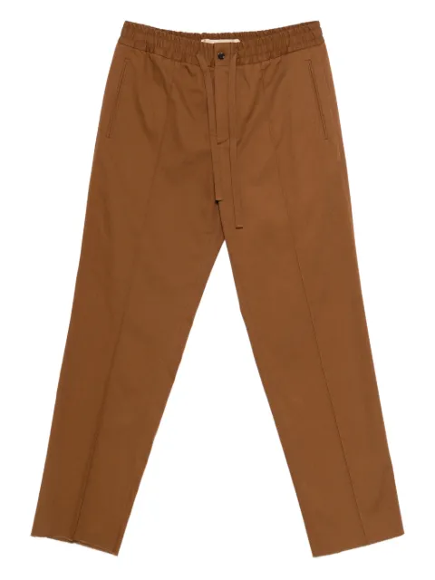 Valentino Garavani drawstring panelled trousers Brown VRBN31ALS