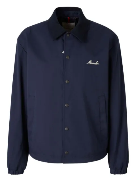 Moncler Arinell embroidered-logo jacket Blue L10911G000175994S