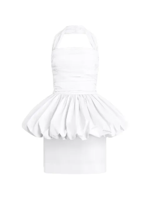 Patou halterneck mini dress White DR2360011001W