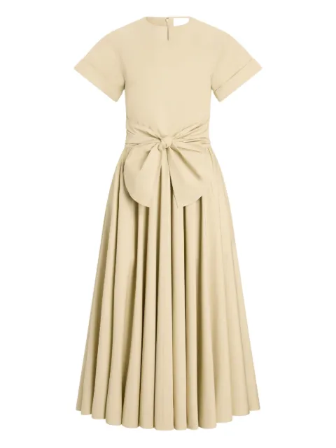 Patou knot midi dress Neutrals DR2410244124B