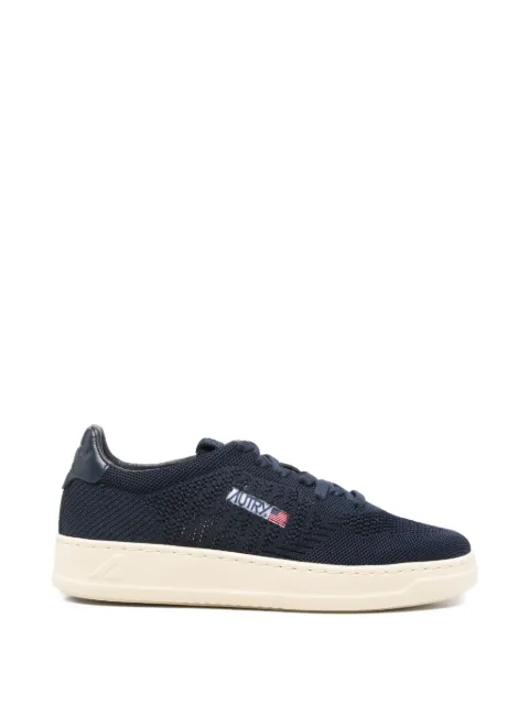 Autry knit leather sneakers Blue EKLMKN25