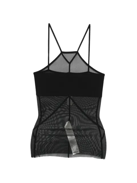 Rick Owens SL Combo sheer top Black RO01F6156TUSRJA