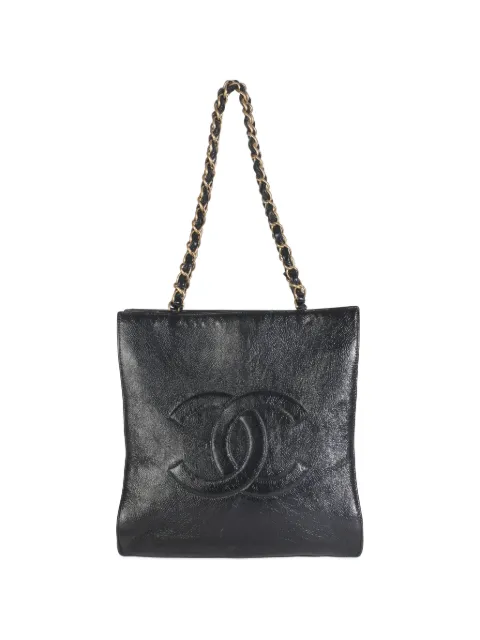 CHANEL Pre-Owned 2020 North South tote bag Black 148988