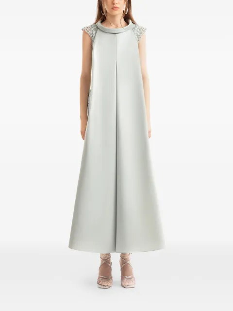 Gemy Maalouf short-sleeves midi dress Green GMCP257723MD