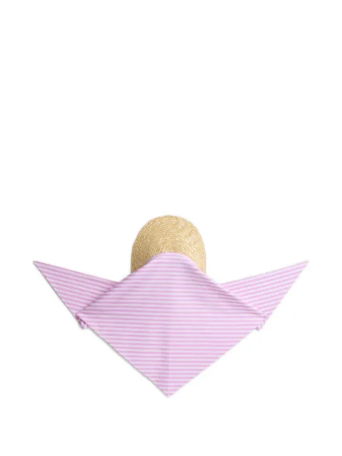 Patou striped scarf cap Pink AC14102545968