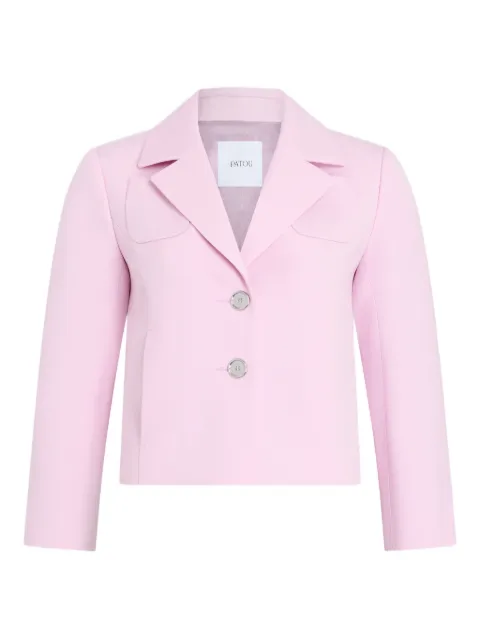 Patou tailored buttoned jacket Pink JA0460103459L