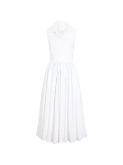 Patou draped midi dress White DR2230017001W
