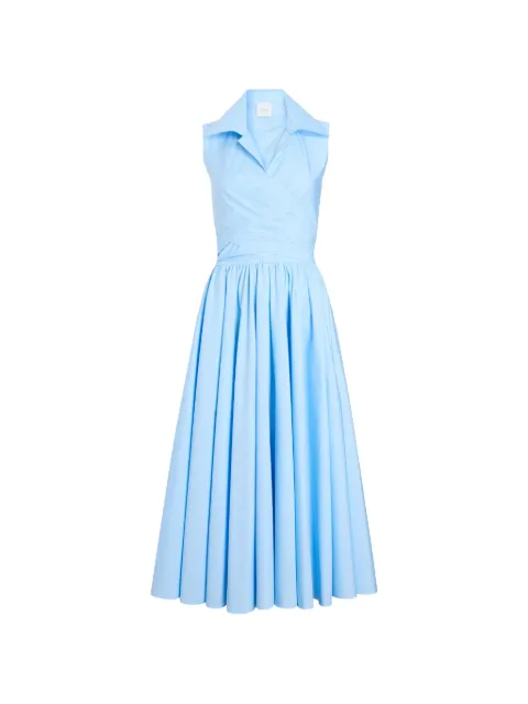 Patou draped midi dress Blue DR2230017662B