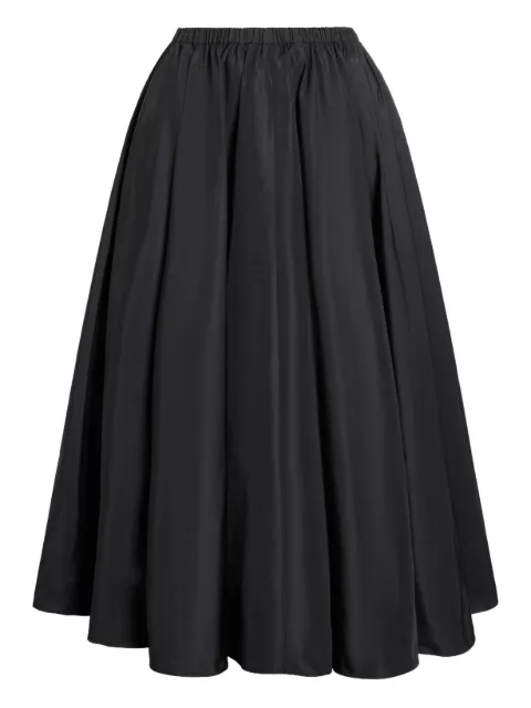 Patou elasticated-waist midi skirt Blue SK1110011999B