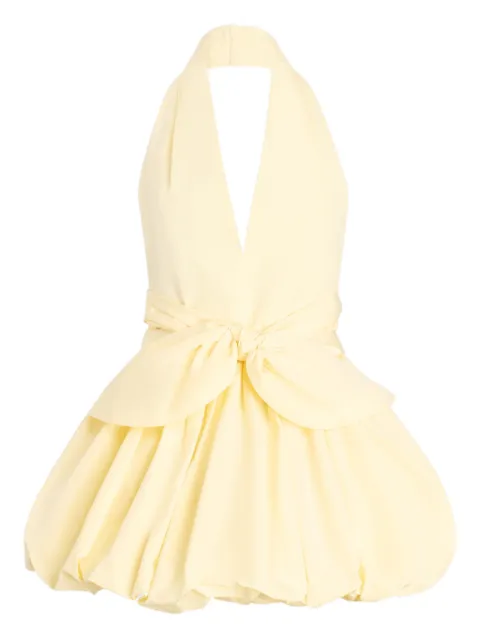 Patou knot mini dress Yellow DR2330011223Y