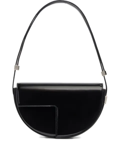 Patou Le Petit logo-patch shoulder bag Black BA0245032999S