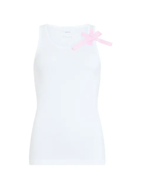 Patou logo-detail tank top White JE2129994