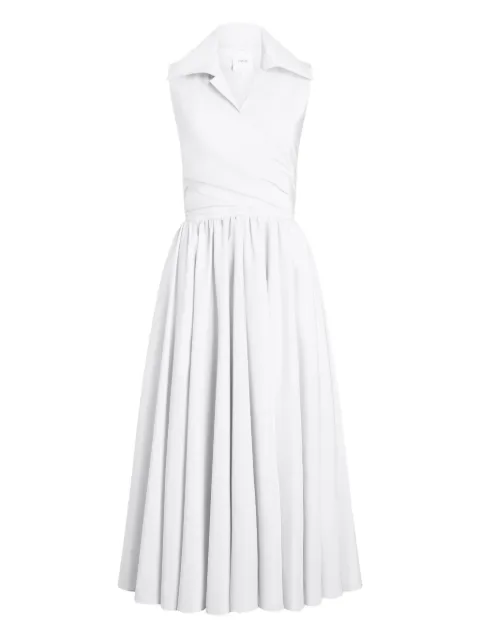 Patou draped midi dress White DR2230011001W