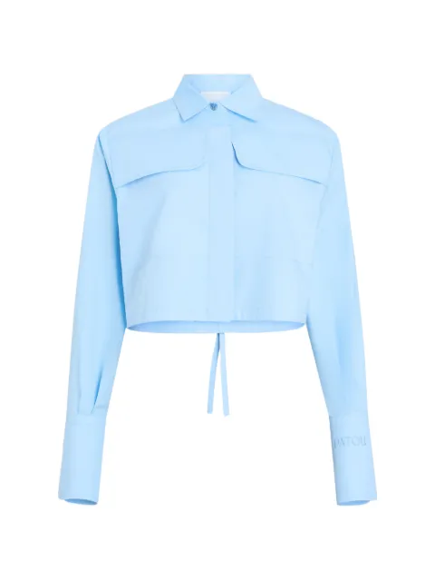 Patou cropped shirt Blue BL0600017662B