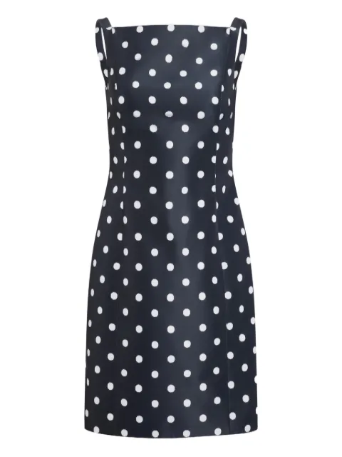 Patou polka-dot mini dress Blue DR24902455963