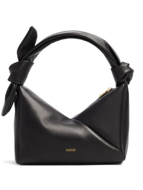 Patou Bonbonnette knot-detail shoulder bag Black BA0295047999B