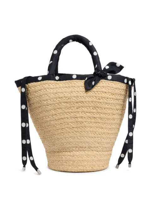 Patou GM Couture polka-dot-detail tote bag Neutrals AC12901405963