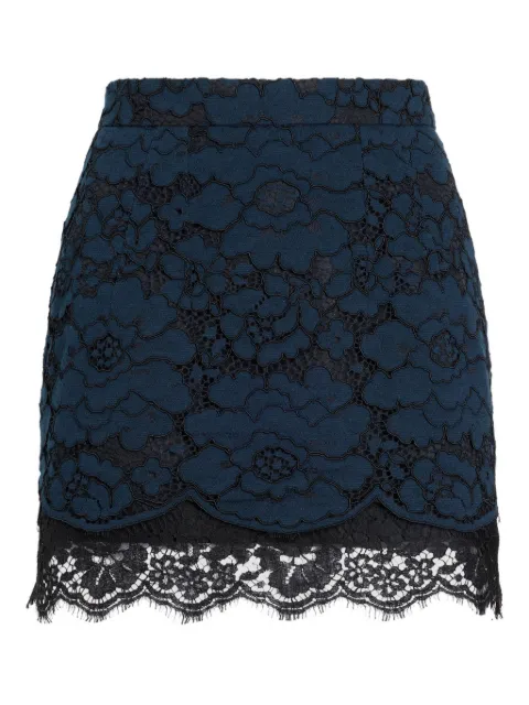 Patou lace mini skirt Blue SK1080247694N