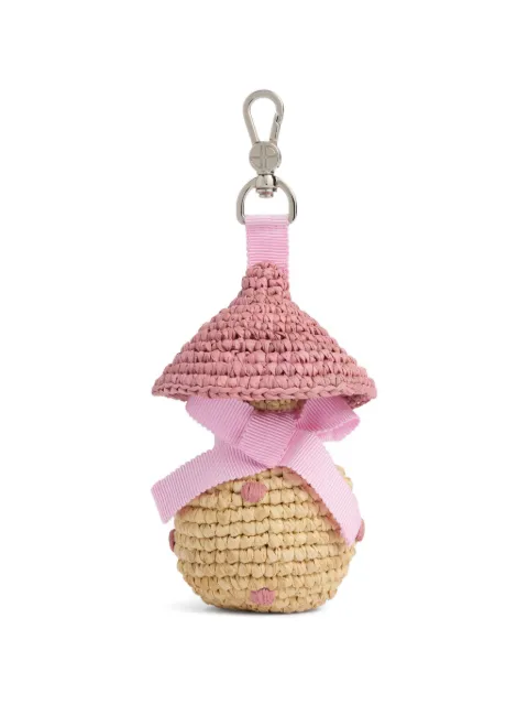 Patou bow-detail doll charm Neutrals AC1390215460P