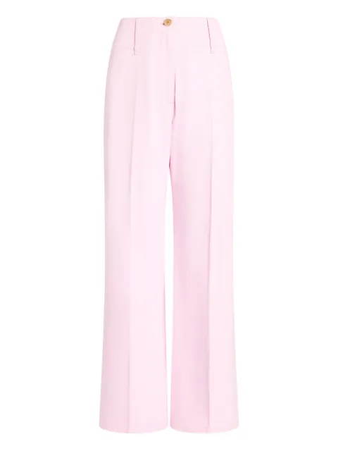 Patou belt-loops trousers Pink TR0440252462P